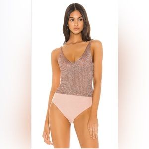 Free people Gold Coast bodysuit rose
